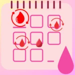 ciclo menstrual y ovulacion android application logo